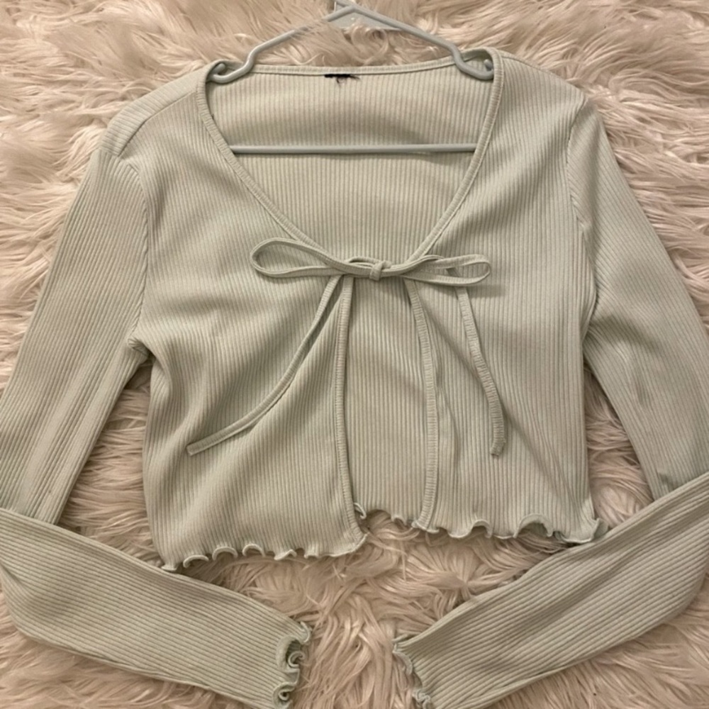 Pacsun tie front top